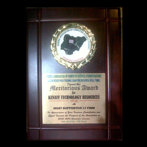 NACOSS Meritorious Award